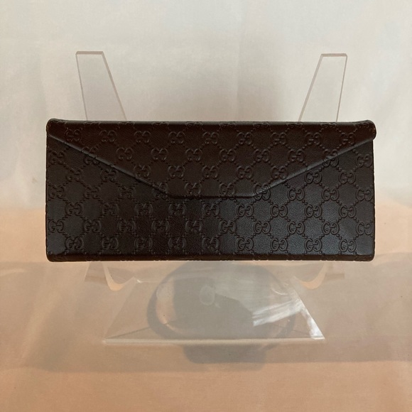 GUCCI Collapsible Eyeglass/Sunglass Case With Cleaning Cloth - Picture 1 of 15
